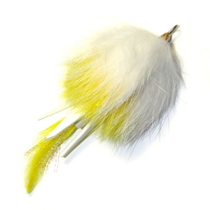 Kogut na sandacza #2 do czeburaszki White-Yellow