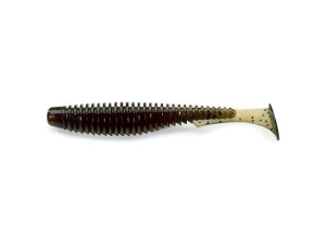 FishUP U-Shad 10cm #043 Watermelon Brown Black 8szt