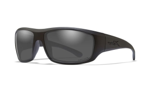 Wiley X OMEGA Captivate Polarized Smoke Grey Matte Black Frame (Black Ops)