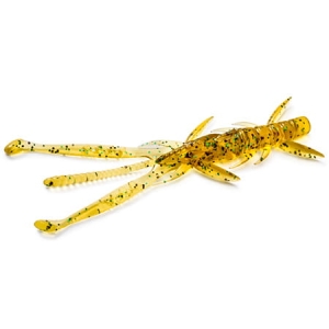 FishUP Shrimp 3" #036 Caramel/Green&Black 9szt