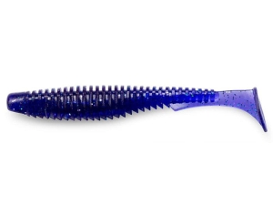 FishUP U-Shad 10cm #060 Dark Violet Peacock Silver 8szt