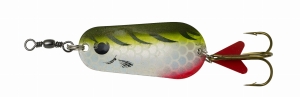 DAM STANDARD SPOON 8cm 45g OLIVE/CHARTREUSE TIGER UV