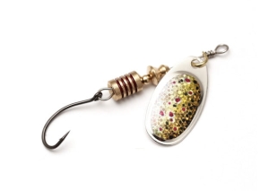 DAM SINGLEHOOK SPINNER #3 6g SINKING BROWN TROUT