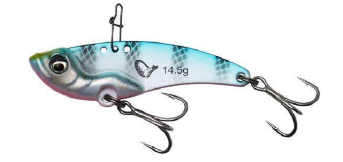 SG CYKADA VIB BLADE BLUE PINK STRIPES 4.5CM 8.5g