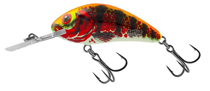 Salmo Rattlin Hornet Floating 5.5cm-Hold Red Perch