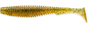 FishUP U-Shad 3" #036 - Caramel/Green & Black
