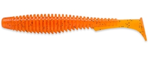 FishUP U-Shad 3,5" #049 - Orange Pumpkin/Black
