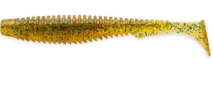FishUP U-Shad 3,5" #036 - Caramel/Green & Black