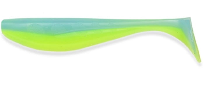 FishUP Wizzle Shad 3"#206 - Sky/Chartreuse