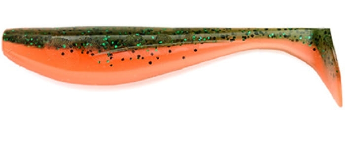 FishUP Wizzle Shad 3"#205 - Watermelon/Flo Orange