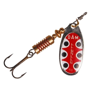 DAM Effzett Standard Spinner Silver Black Dot 10g Obrotówka