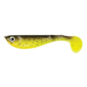 Pulse Shad 8cm Brown Chartreause 4szt.