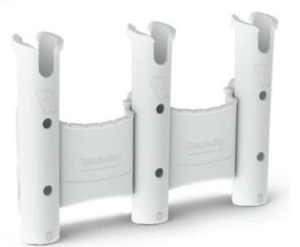 Uchwyt na wędki Biały potrójny Railblaza