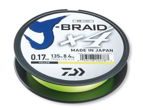 Daiwa J-Braid x4 135m Yellow.jpg