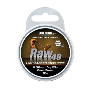 Savage Gear Linka Raw 49 0.54mm 23kg Brown 10m