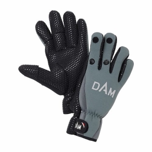 Rękawiece Dam Neoprene Fighter Glow Black Grey XL