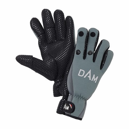 Rękawiece Dam Neoprene Fighter Glow Black Grey..jpg