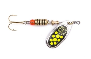 Mepps BLACK FURY srebrny/seledynowe_chartr. 2/4,5g
