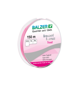 Plecionka Balzer Iron Line Trout Pink 150m 0,06mm