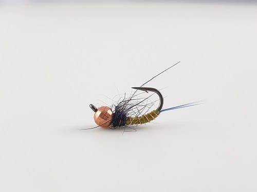 MikroJig Nimfa wolfram Mayfly Nymph Olive #12.jpg