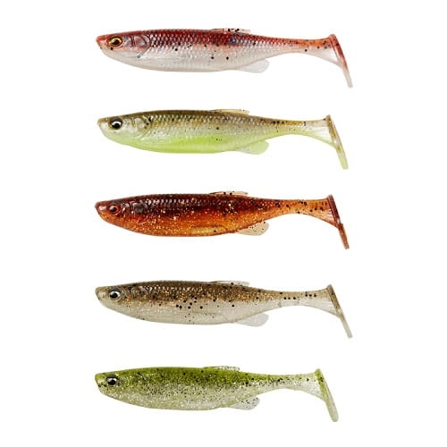SG Fat Minnow T-tail 13cm 20g ClearWater Mix 5szt.jpg