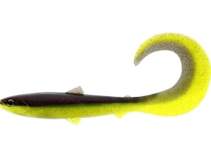 BullTeez Curltail 10cm 6g Black/Chartreuse