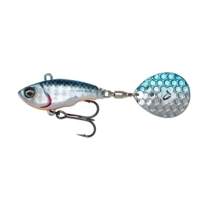 SG FAT TAIL SPIN 8cm 24g Blue Silver