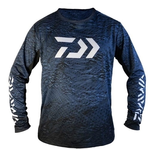 Daiwa T-shirt D-Vec Sunp LS Shirt Navy.jpg