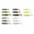 FAT MINNOW T-TAIL KIT 7.5 & 9 & 10.5CM MIXED COLORS