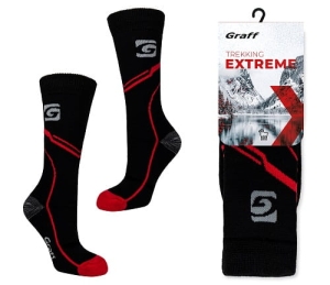 Graff Skarpetki Merino Trekking Extreme Roz 47-49