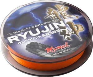 Plecionka MOMOI Ryujin 0.14mm 11Kg 300m Pomarańczo