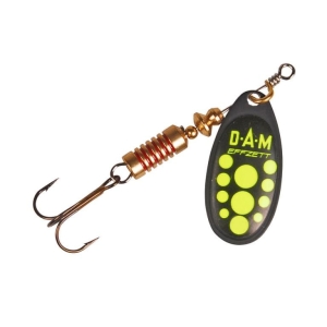 Obrotówka DAM Effzett Standard Spinner Black Yellow 12G