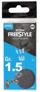 SPRO Freestyle Twitch Weights Kit 1.5g 3szt