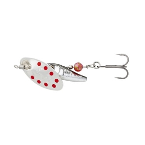 SG Sticklebait Spinner #4 9.1G S Dirty Silver Red
