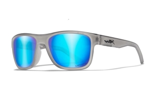Wiley X OVATION Capt Pol Blue Mirror Matte Slate F