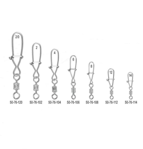 Agrafka z krętlikiem Dragon Spinn Lock nr 12/10szt