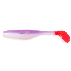 Bass Assassin Walleye Turbo Shad 10cm Albino Firetail 10szt
