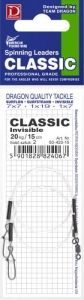 Przypon Dragon Invisible Fluorocarbon 15kg CLASSIC 40cm 2szt.