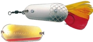 Wahadłówka DAM Effzett Weedless Spoon 22g/Silver/Gold