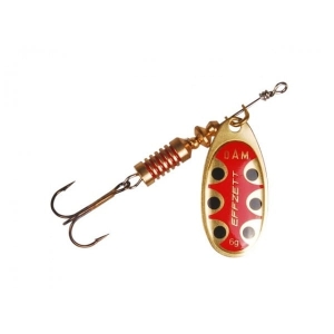 DAM Effzett Standard Spinner Copper Black Dot 4g Obrotówka